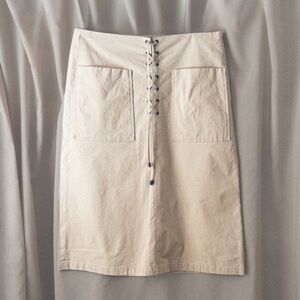 Utilitarian Minimalist Pencil Skirt